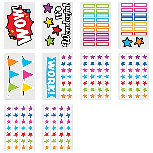 Fun Express Wow Work Wall Bulletin Board Set 62 Pieces - Image 5