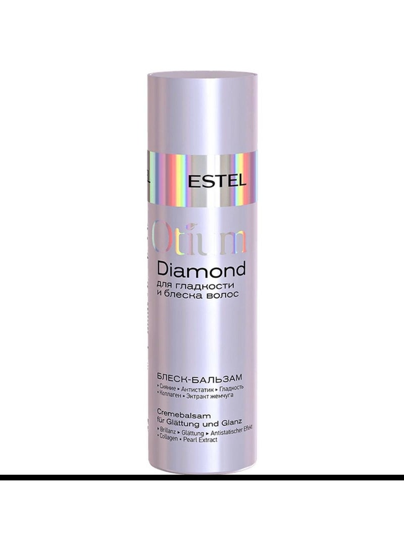 ESTEL Otium Diamond Gloss Shampoo – Professional Shine & Smooth Hair Shampoo for All Hair Types