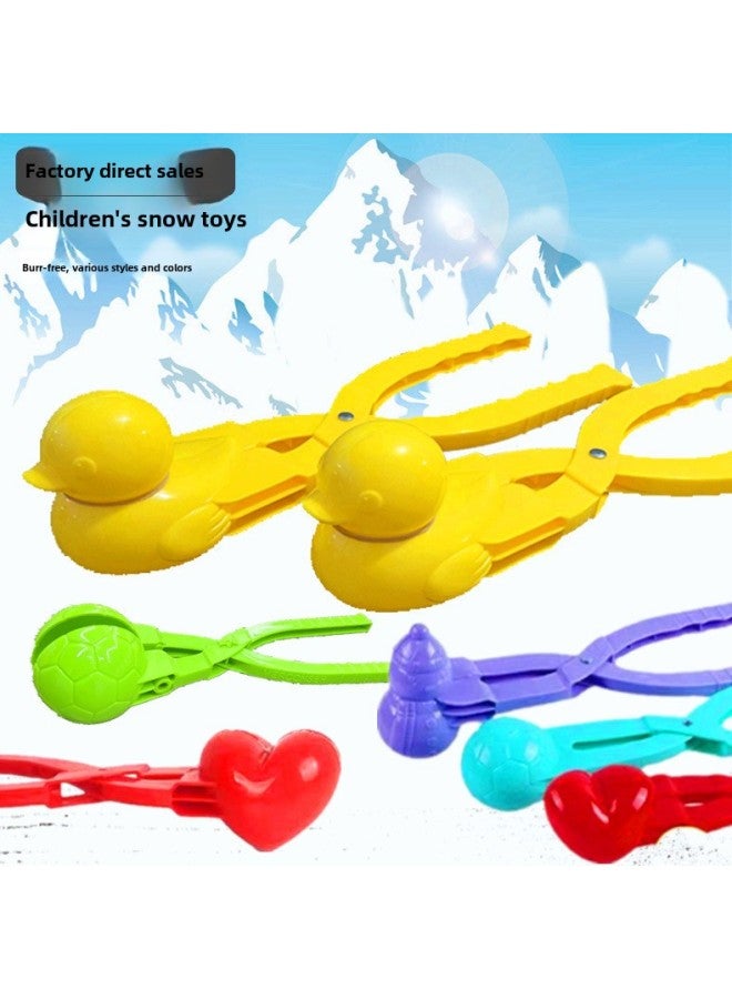 Snowball Clip Artifact Large Duck Love Snow Clip Tool Snow Play Snow Shovel Snow Clip Toy-Color:38cm Penguin (120 Pieces Per Box)  - Image 2