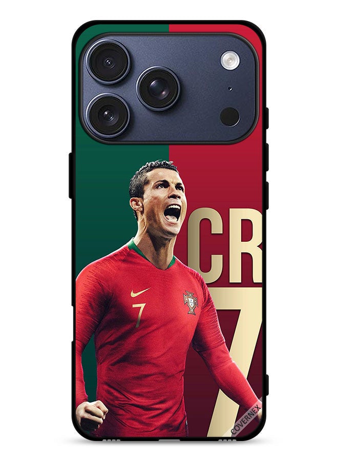 Covernex Apple iPhone 17 Pro Protective Case Cover Cristiano Ronaldo Portugal Team Collection - Image 1