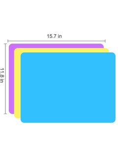 Y&D Silicone Mats, Large Mats for Crafts, Resin Casting Molds Mat Placemat 15.7” x 11.8" 3 Pack  - Image 2