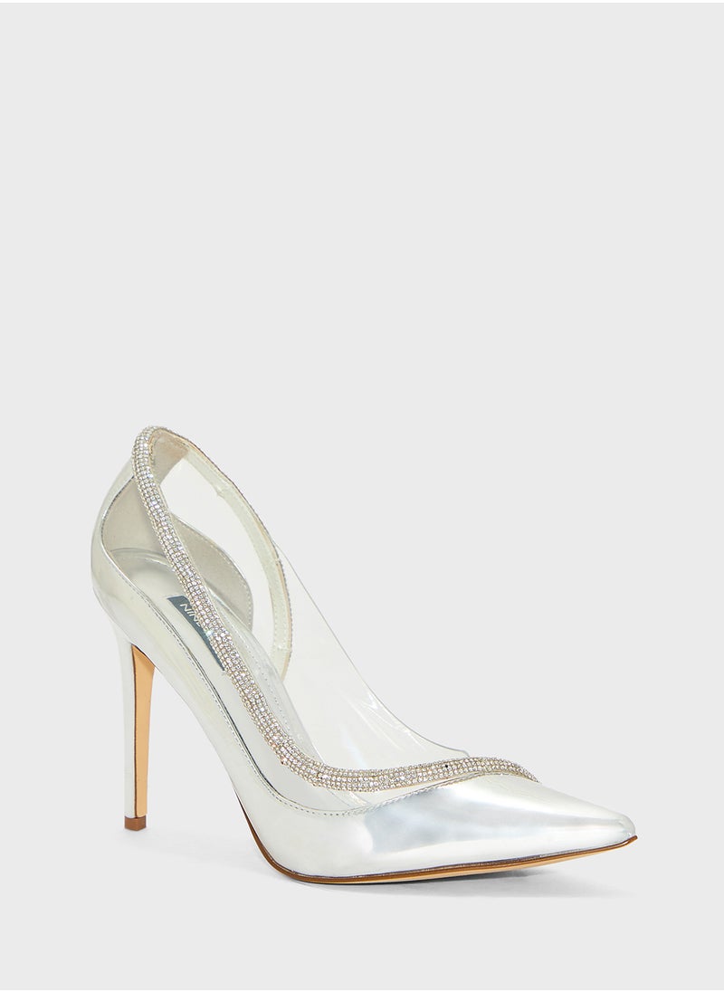 NINE WEST - Pointed Toe High Heel Pumps - Image 1