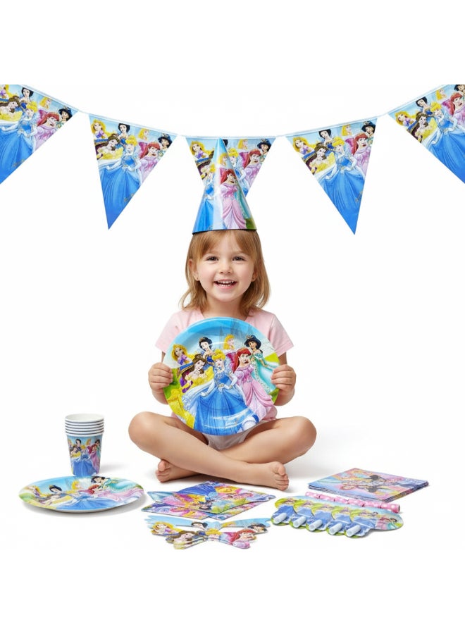 Toyland مجموعة حفلة عيد الميلاد - مجموعة كاملة من زينة الحفلات وأدوات المائدة للفتيات - Image 2