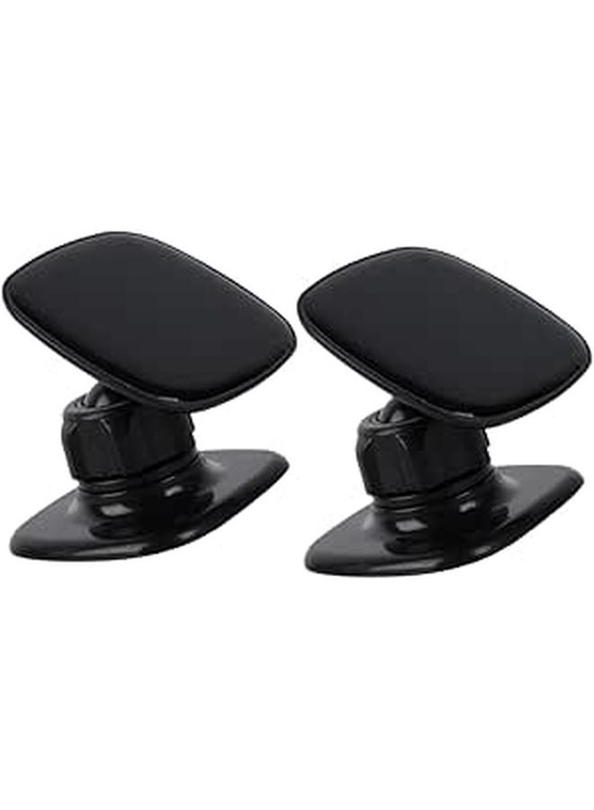 2Pcs Adjustable Car Phone Holder 360 Rotation Easy One Hand Installation Compatible with All Smartphones - Image 1