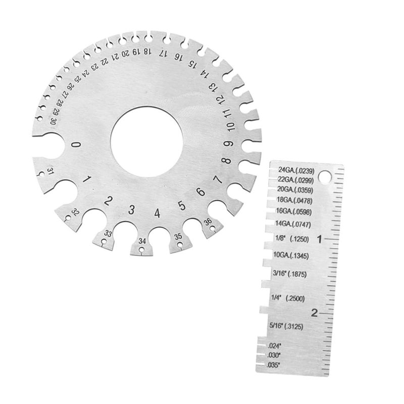 Stainless Steel Wire Diameter Gauge Metal Thickness Cable Sheet Inspection Tool - Image 2