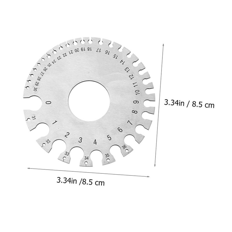 Stainless Steel Wire Diameter Gauge Metal Thickness Cable Sheet Inspection Tool - Image 3