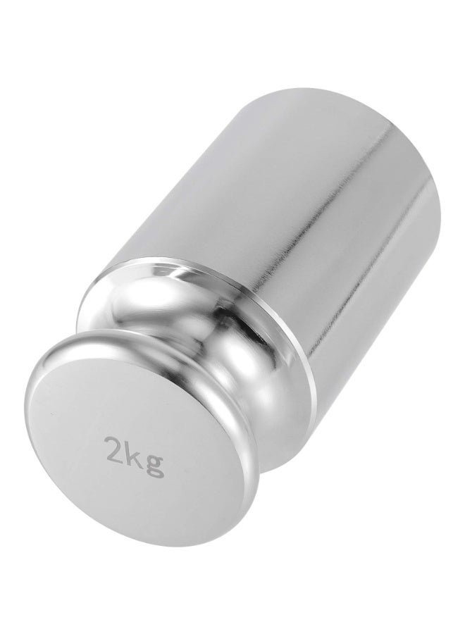 RSG وزن المعايرة RSG 2000 جرام، فئة M1 وزن معايرة عالي الدقة لميزان رقمي، فولاذ دقيق، تشطيب كروم، فضي - Image 2