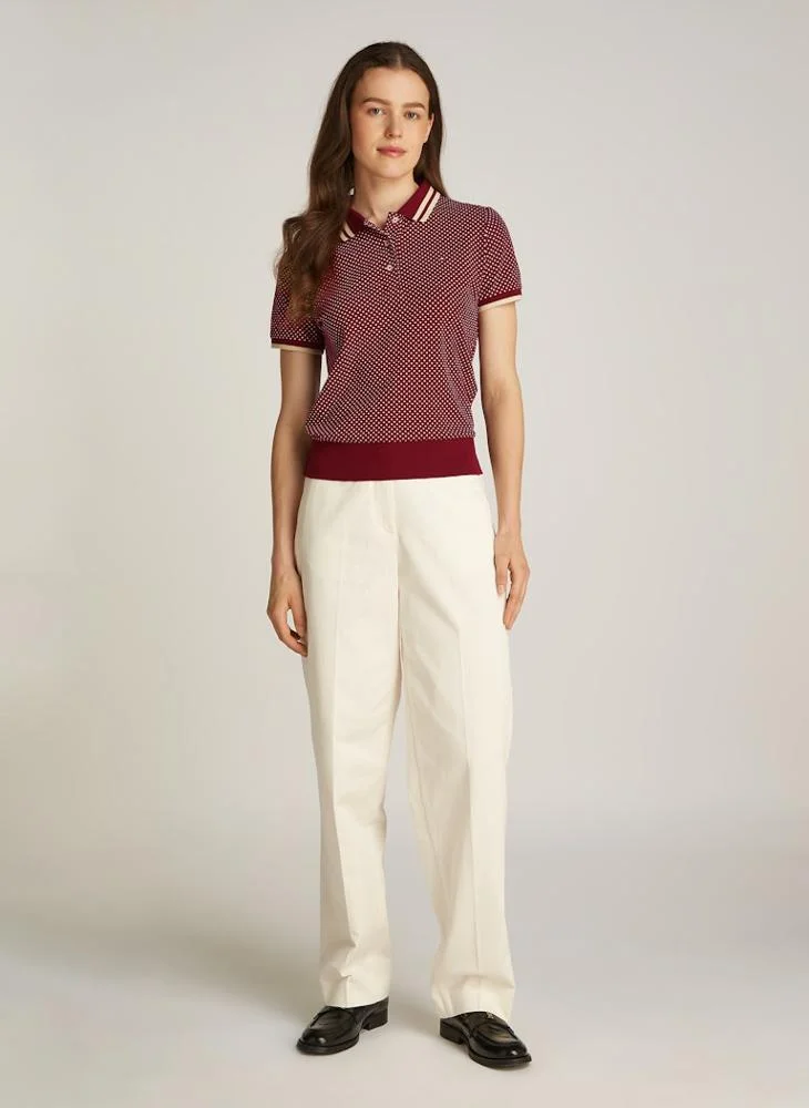 TOMMY HILFIGER Logo Detail Polo T-Shirt
