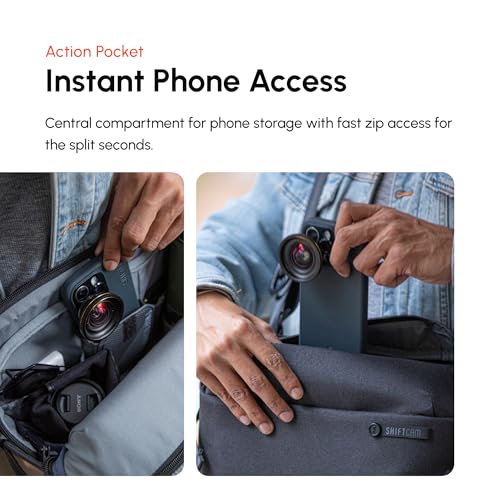 ShiftCam WorkFlow Sling Bag | Ultra-Functional Mobile Photography Sling with Magnetic Phone Mount, Lens Storage, and Quick Access | Streamline Your Workflow (SlingL (7L)) - Image 4