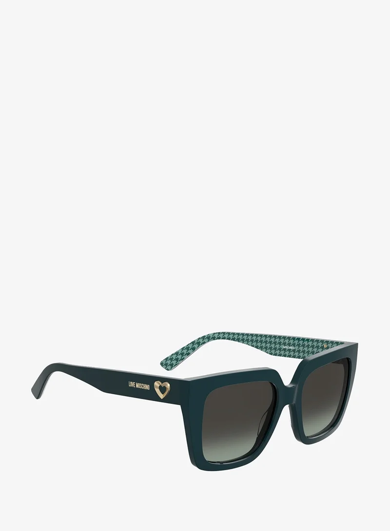 Love Moschino  MOSCHINO LOVE MOL099/S Sunglasses Green Square  | Best Price UAE