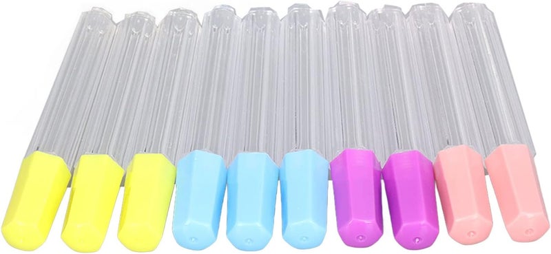 Julihai Transparent Sewing Needle Tubes 10 Pieces Durable Plastic Wide Application Needle Storage Containers for Craft Lovers - Image 2