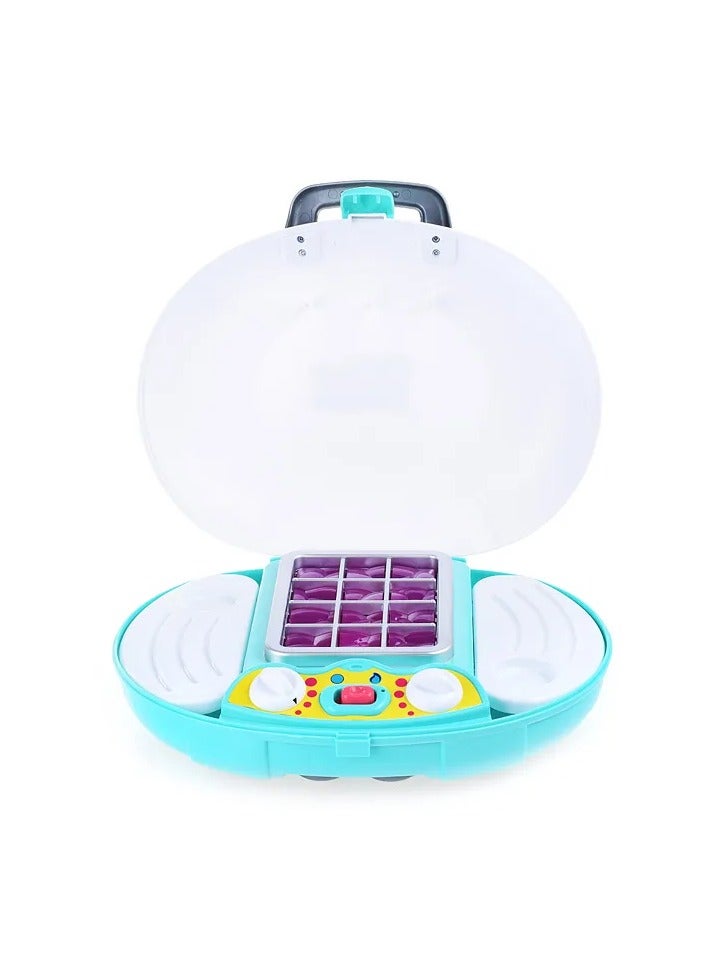 Home Small BBQ Grill Playset Toy Barbecue Kitchen Cooking Playset Interactive Grill Play Food Cooking Playset With Light Sound Pretend BBQ Accessories Set for Girls Boys Toddler - Image 5