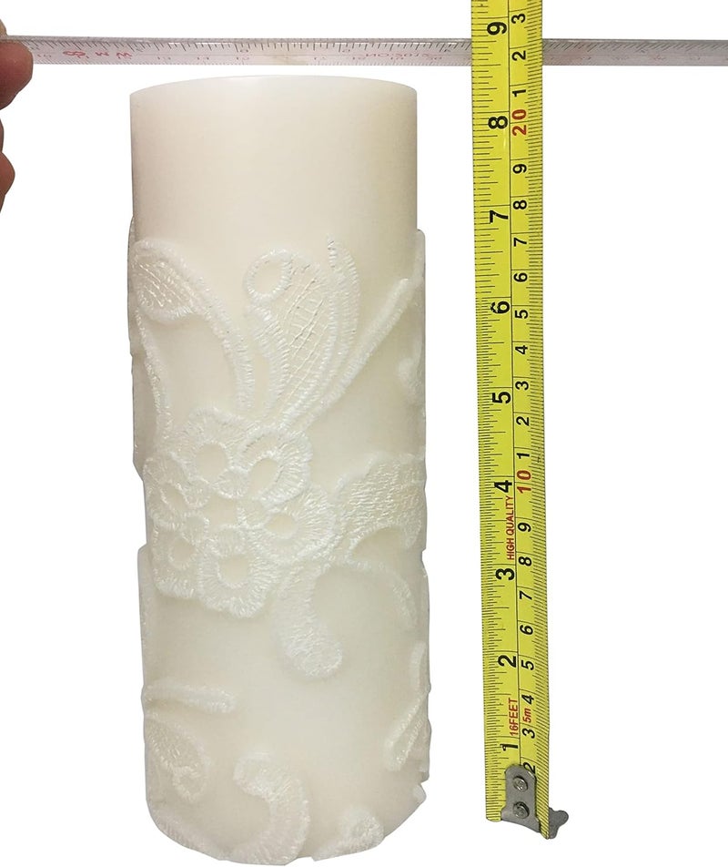 Hosley 11.50 Inch High Cream Wedding Unity Candle Set Includes 1 Pillar and 2 Taper Candles Great for Weddings as Well as Special Events and Emergency Lighting or for Reiki Spa Meditation - Image 5