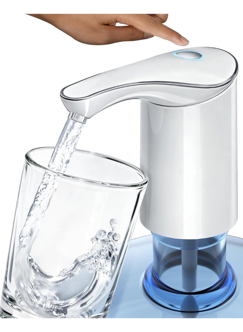 Redsack Modern Electric Water Bottle Dispenser, Automatic, Portable, White, USB-C - Image 1