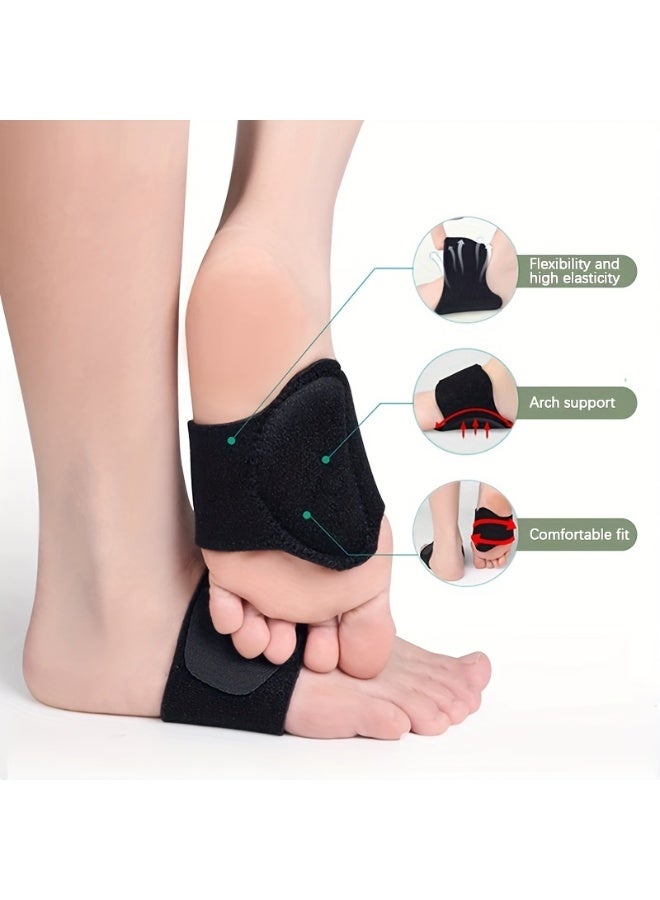 1pair Compression Arch Support Brace for Men&Women-For Flat Feet High Arches Fallen Arches Heel Fatigue-Unisex - Image 5