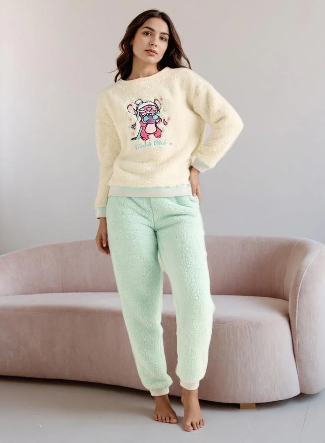 سبلاش فيڤ Pyjama Set Stitch Embroidered T-shirt & Trousers
