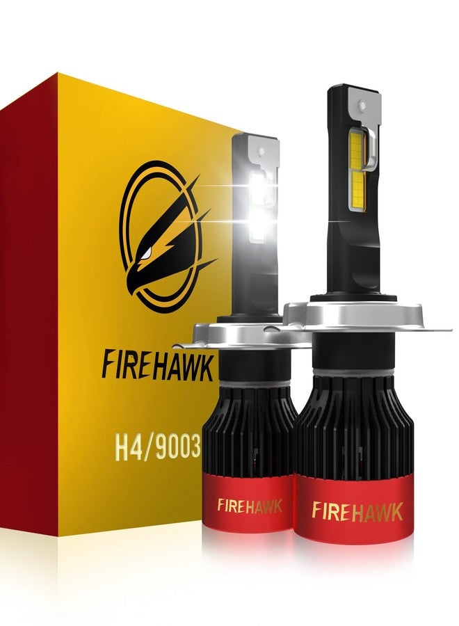 Firehawk H4/9003/HB2 LED Bulbs 40000LM 6000K Cool White, 5-Min Plug-N-Play Fog Light, Pack of 2 - Image 1