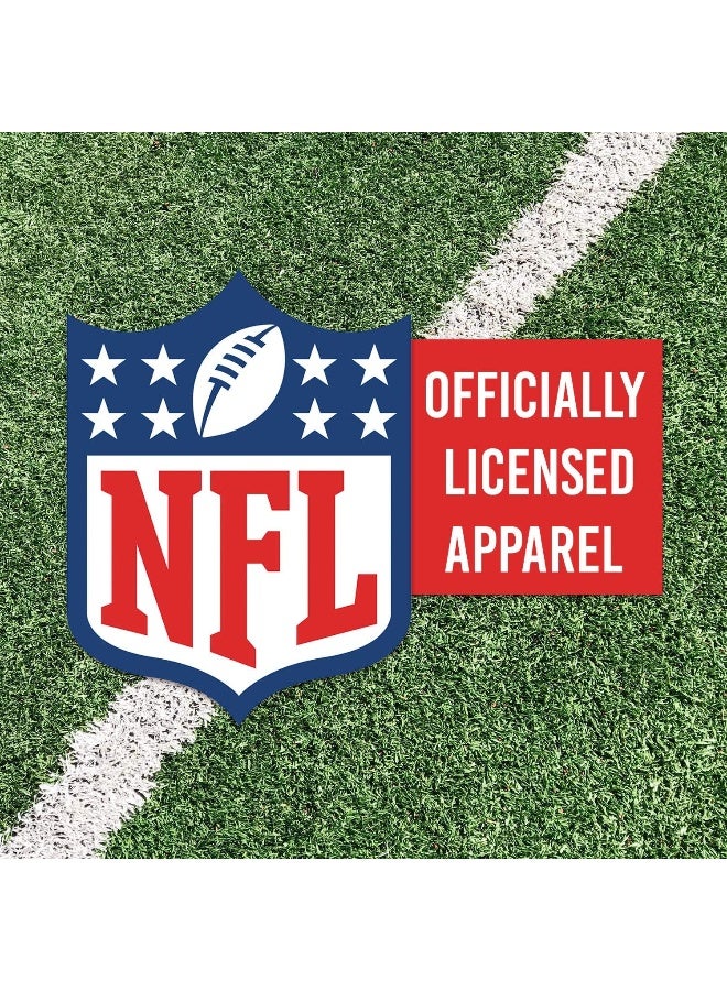 Gerber NFL Baby Girls 3 Pack Bodysuit Footed Pant and Cap Registry Gift Set  - Image 3