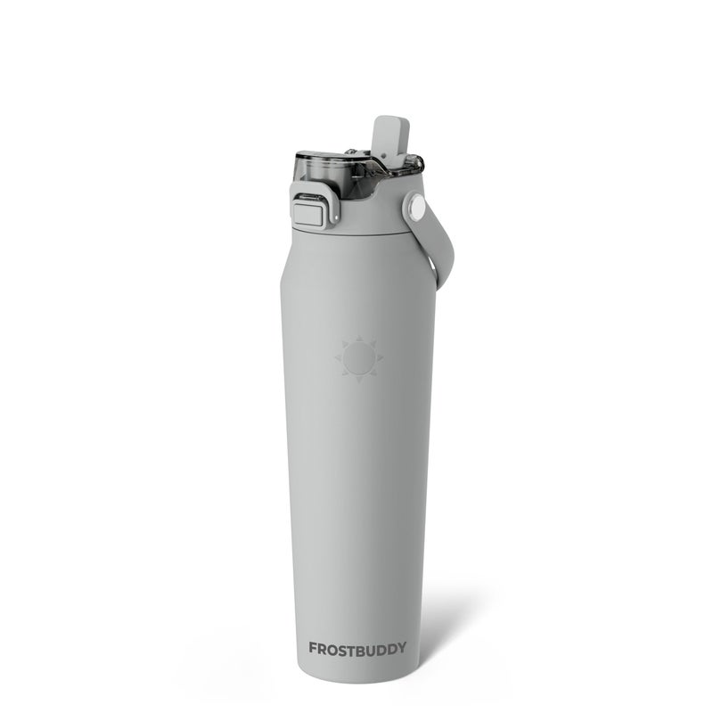 Frost Buddy 32oz Insulated Water Bottle with Straw & Chug Lid | Leak-Proof Stainless Steel | 24-Hours Cold | Sweat-Proof, Cup Holder Friendly | Ideal for Gym, Travel, Sports & Everyday Hydration - Image 1