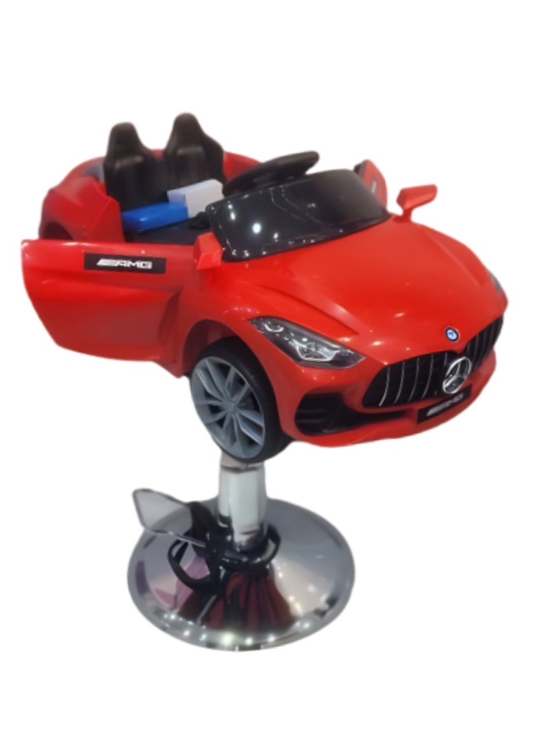 Vintage Playful Car Design: A fun, car-shaped chair that keeps kids entertained and comfortable during haircuts.  - Image 2