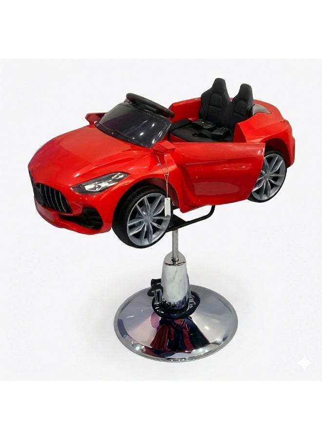 vintage Playful Car Design: A fun, car-shaped chair that keeps kids entertained and comfortable during haircuts. - Image 1