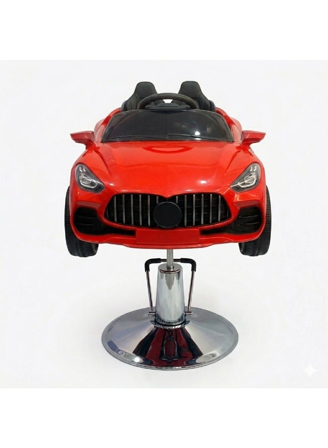 vintage Playful Car Design: A fun, car-shaped chair that keeps kids entertained and comfortable during haircuts. - Image 2
