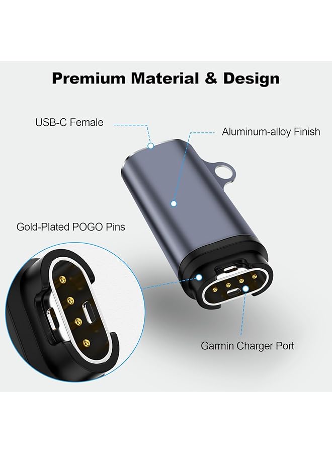 erorex 8 Pin Adapter 90 Degrees 2 Pack Compatible With Garmin Fenix 7 7S 7X 6S 6 6X 5S 5 5X Instinct 1 2 2S Tide Tactical Forerunner Vivomove Vivoactive Venu Series And More Jmcdq  - Image 5