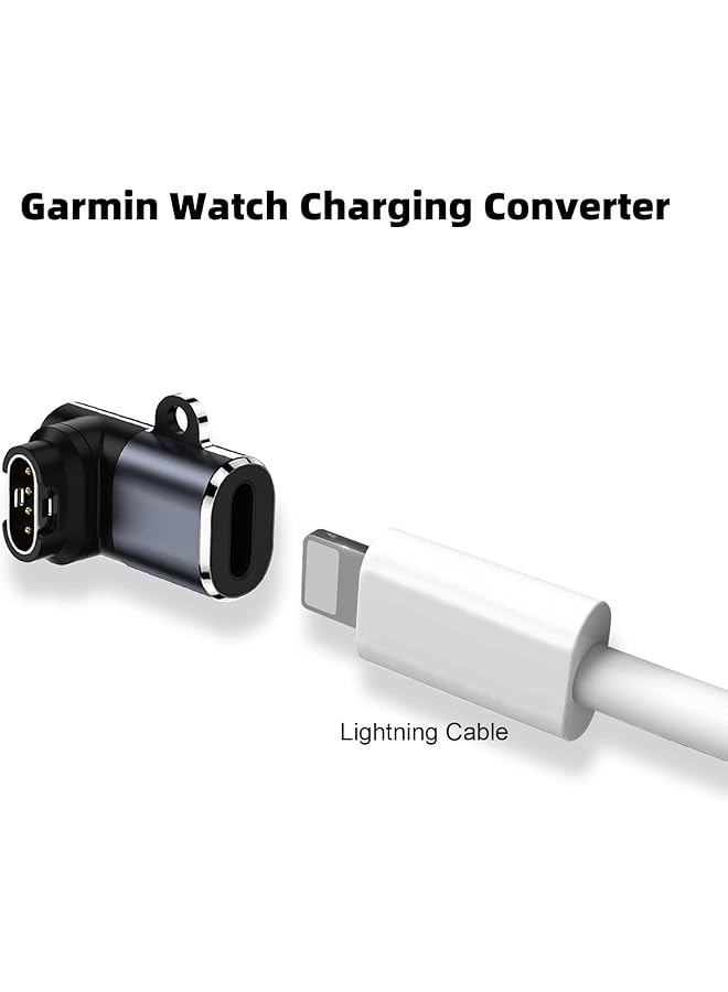 erorex 8 Pin Adapter 90 Degrees 2 Pack Compatible With Garmin Fenix 7 7S 7X 6S 6 6X 5S 5 5X Instinct 1 2 2S Tide Tactical Forerunner Vivomove Vivoactive Venu Series And More Jmcdq  - Image 3