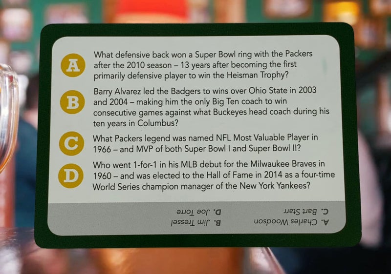 You Gotta Know Wisconsin - Sports Trivia Game - Image 4