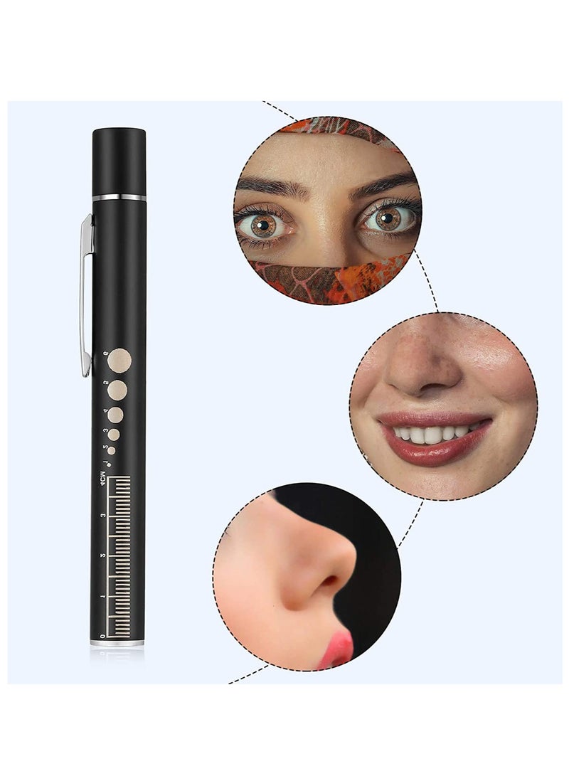 Pen Light, Diagnostic Medical Penlight,Reusable LED Penlight,for Students Doctors Nurses with 2 Light LED Sources, USB Rechargeable, Extra Warm Light Bulb, Pocket Clip (2 Pieces) - Image 2