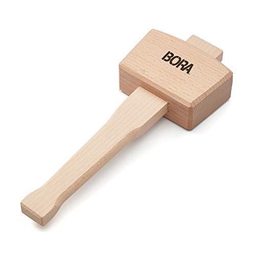 BORA Wooden Mallet 4 ½” Bora 540049, The Well-Balanced Beechwood Woodworking Mallet That’s Ideal for Solid, Damage-Free Striking - Image 1