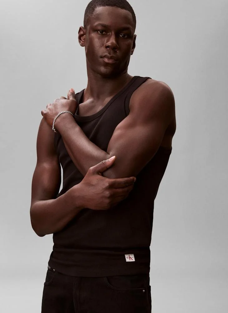 Calvin Klein Jeans  Ribbed Tank Top for Men | Best Price UAE
