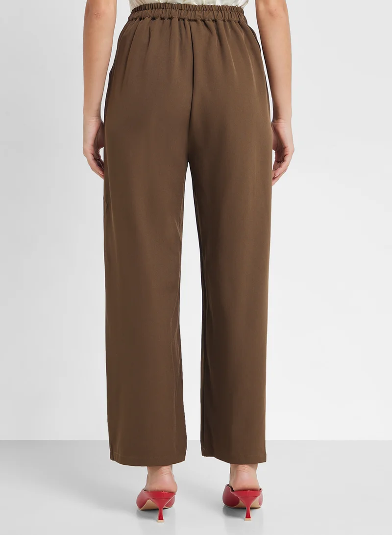 ELLA High Waist Trouser With Front Pleat