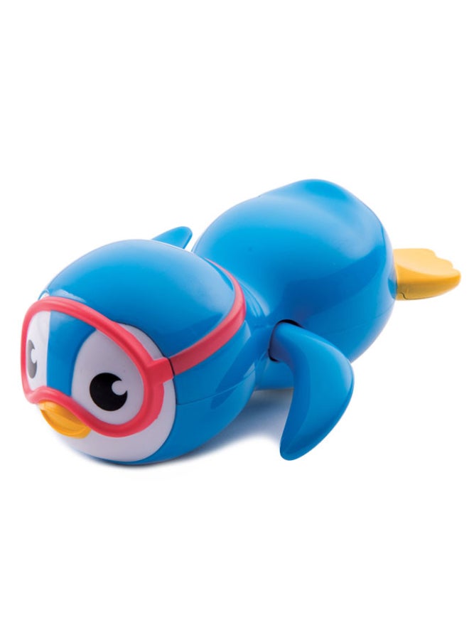 Munchkin Swimming Penguin 9M+ Wind Up Baby Bath Toy Floating Penguin Water Play Toy - Image 1
