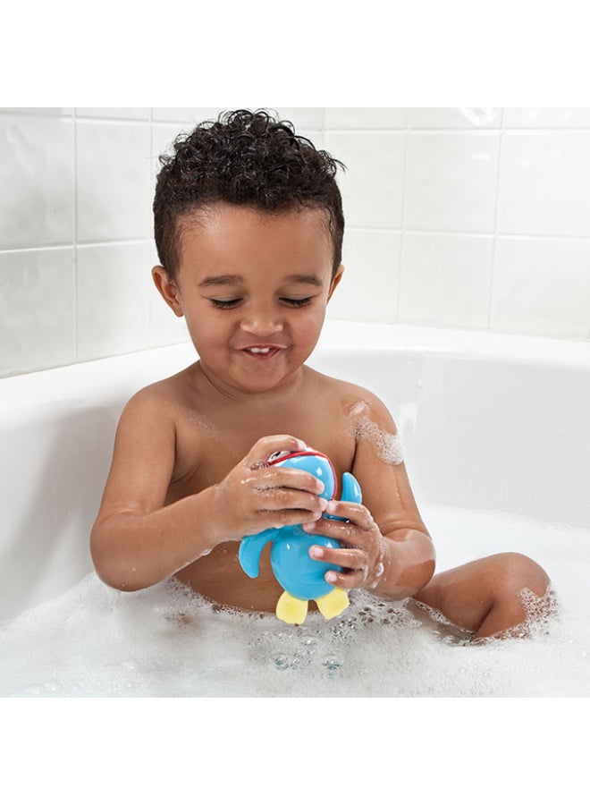 Munchkin Swimming Penguin 9M+ Wind Up Baby Bath Toy Floating Penguin Water Play Toy - Image 2