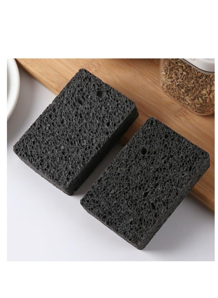 12 Packs Non-Scratch Scrub Sponges for Dishes and Washing Dishes, Cleaning Sponges for Kitchen Home and More（Black） - Image 3
