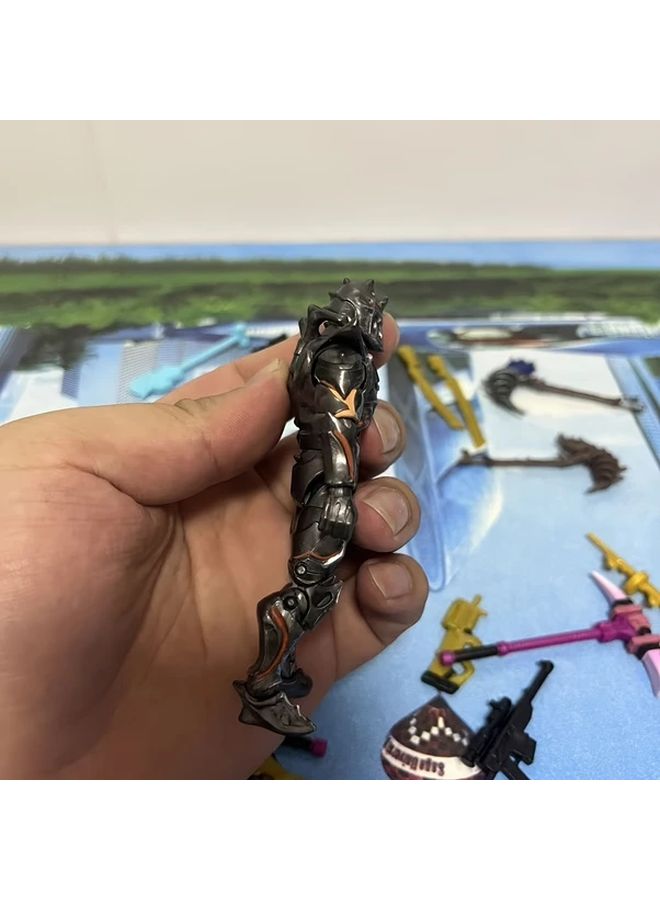 Action Figure Set With 5 Weapons And A Backpack Collectible Model - Image 4