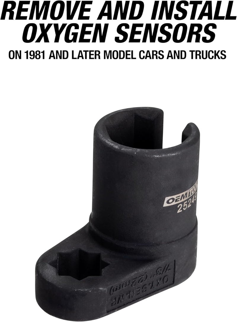 OEMTOOLS 25249 Oxygen Sensor Crowfoot Wrench, Reliable Oxygen Sensor Socket for Efficient Vehicle Sensor Maintenance, 22MM Wrench for Sensor Socket Kit, Durable Automotive Repair Tool - Image 3