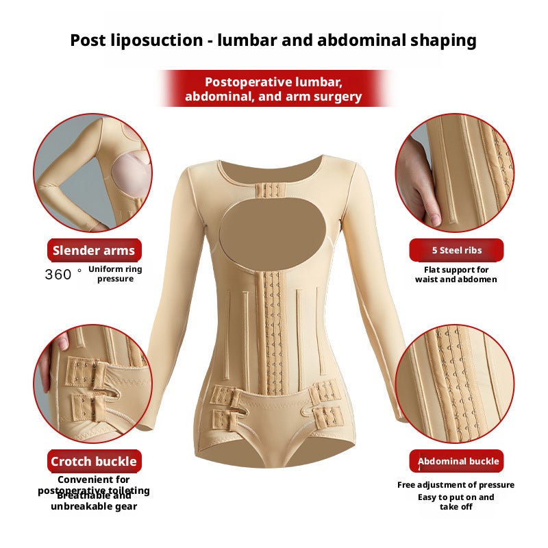 Post-Liposuction Compression Body Shaper Bodysuit - Image 2