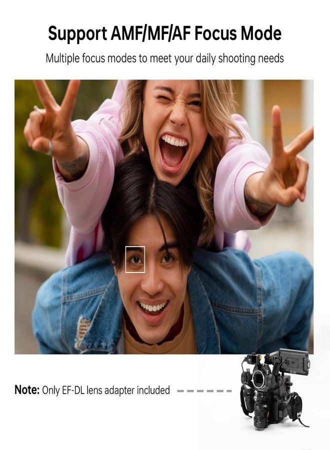 VILTROX EF-DL Lens Adapter Auto Focus EF/EF-S Lens to DJI Ronin 4D Camera, Lens Adapter Converter Compatible with Canon EF/EF-S Lens to DJI Ronin 4D Camera - Image 3