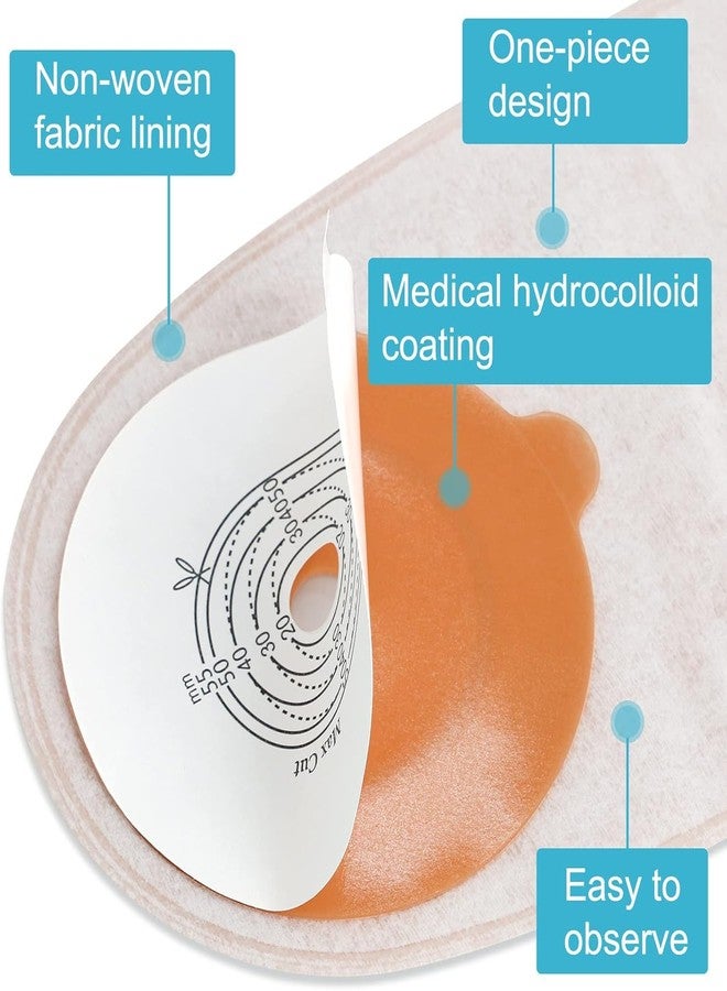 KONWEDA 20PCS Disposable Ostomy Bags, One-Piece Closed-End Colostomy Pouch for Ileostomy Stoma Care - Image 4