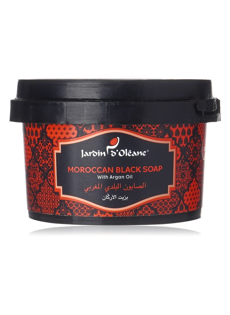 جاردين دي لوليفييه - الصابون المغربي الأسود بزيت الأرغان 250 جرام - Image 1