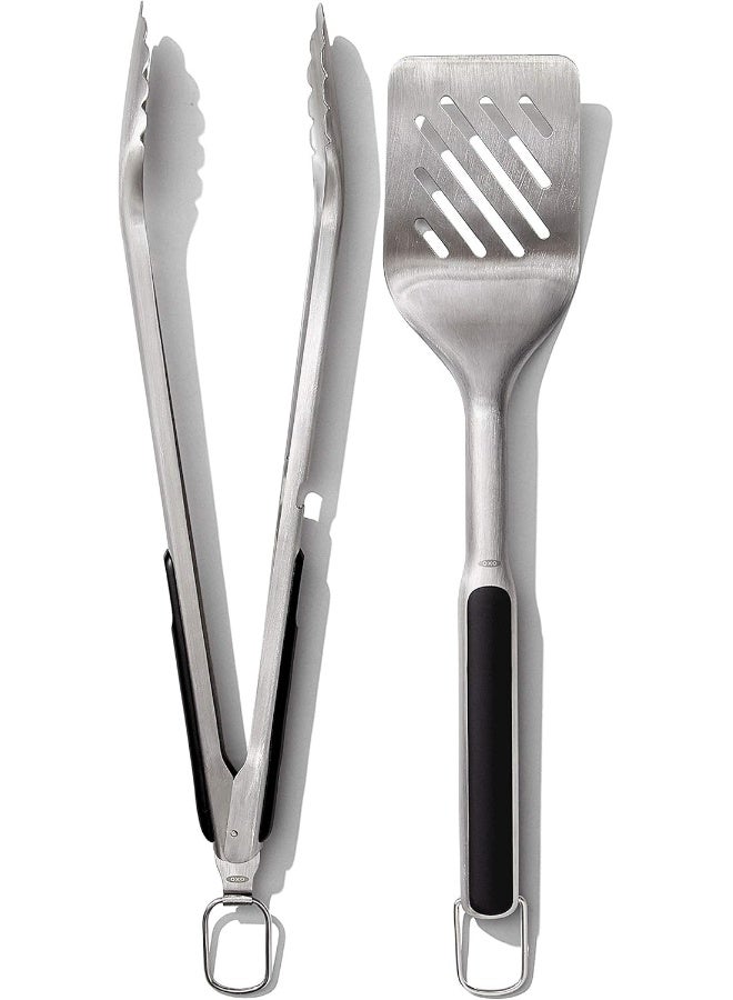 Oxo Good Grips Barbecue Tools Grilling Turner And Tong Set - Image 1