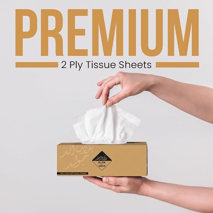 NICE Touch مناديل وجه نice Touch مزدوجة الطبقة عبوة من 6 - Image 2