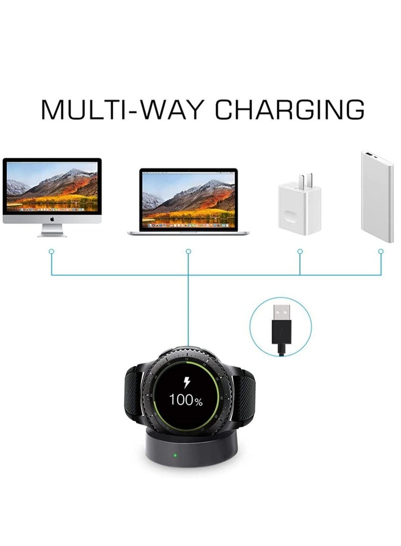 ELTRAZONE Gear S3 Charger, Gear S3 Smart Watch Charging Cradle Dock for Samsung Gear S3 Classic/Frontier Smart Watch (Black) - Image 5