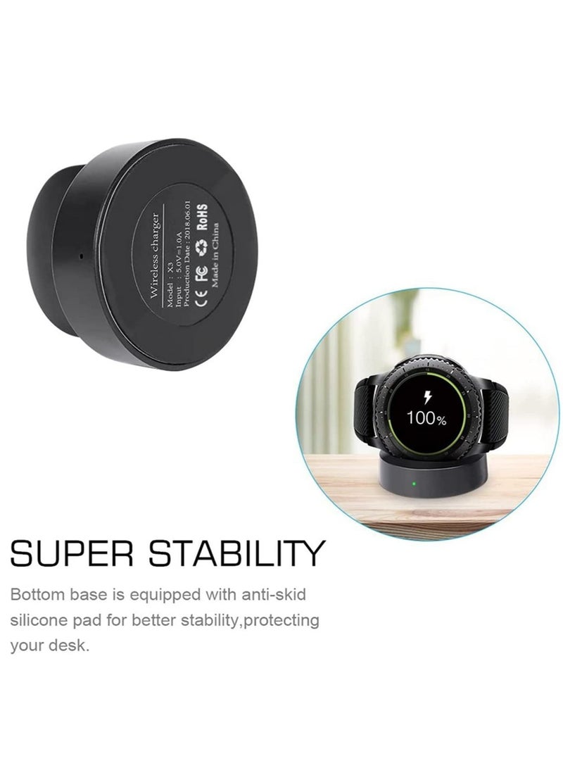 ELTRAZONE Gear S3 Charger, Gear S3 Smart Watch Charging Cradle Dock for Samsung Gear S3 Classic/Frontier Smart Watch (Black) - Image 3