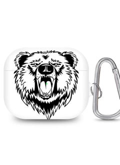 StylePods Case for Airpods 3rd Gen Case With Anti-Lost Keychain - Grizzly Bear
