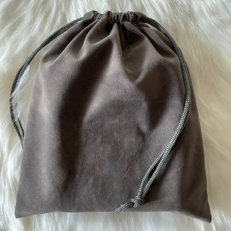 Aestivate 8 Pack Large Velvet Drawstring Pouch, Velvet Bag 8Ã—10 Inch Storage Bag Cosmetics Pouches Dust Bag 8 Pieces(Dark Grey) - Image 5