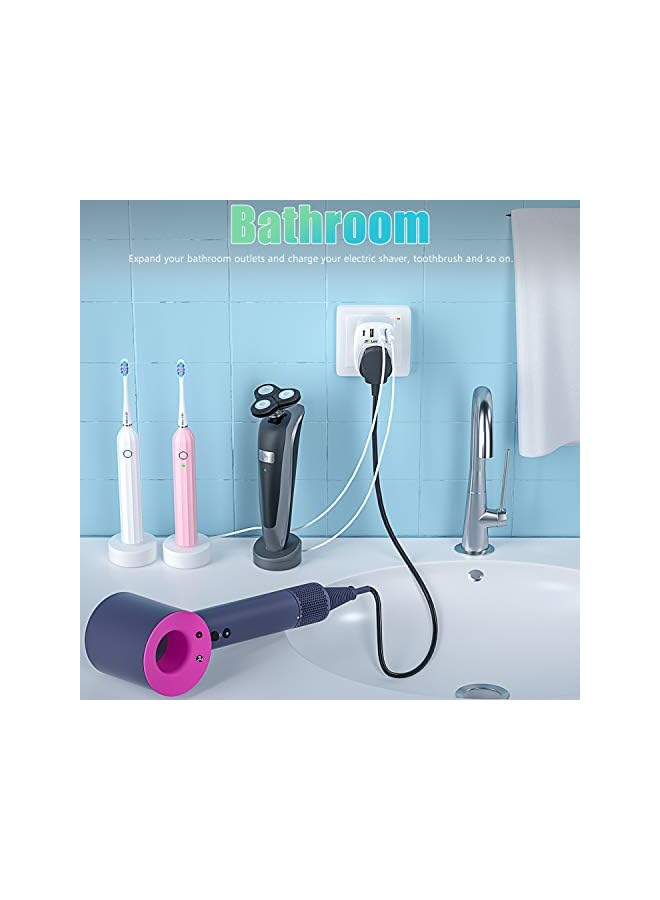 Lencent USB Plug Charger UK with 1 Type C and 3 USB Ports, 1 Way Socket Extension, 5-in-1 USB Outlet Plug Extender for Household Appliances, iPhone, Smartphone Tablets, Ideal for Home Office Bedroom - Image 5