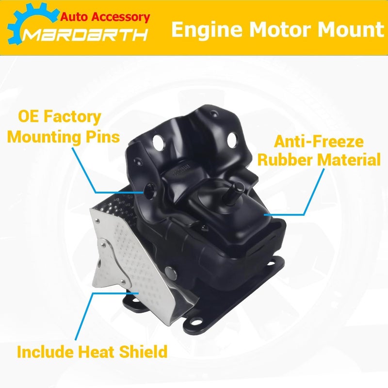 Mardarth 15854941 Engine Motor Mount Set for 2007-2014 Tahoe, Silverado, Suburban, Avalanche, Sierra, Yukon, Escalade - 2PCS - Image 2